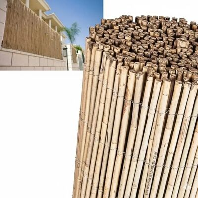 Suinga Bambuszaun - 1,8x5m Naturwiderstand Sichtschutz Suinga Bambuszaun - 1,8x5m Naturwiderstand Sichtschutz