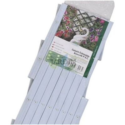 SUINGA Weißes PVC Garten Gitter - Kletterhilfe & Dekoration SUINGA Weißes PVC Garten Gitter - Kletterhilfe & Dekoration