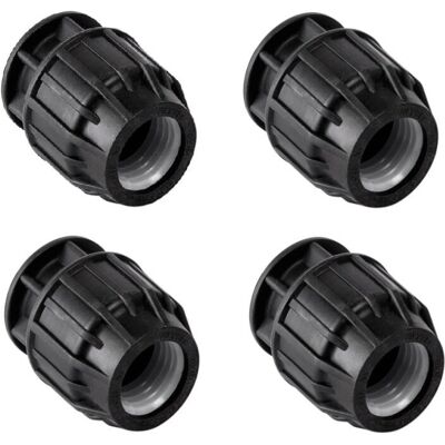 Suinga 63mm Polyethylen-Endkappen - Packung 4 Suinga 63mm Polyethylen-Endkappen - Packung 4