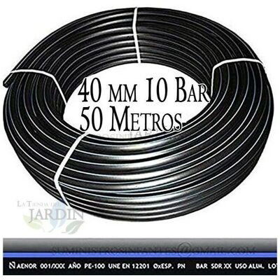 SUINGA Tubi acqua 40mm 50m Resistente ai raggi UV SUINGA Tubi acqua 40mm 50m Resistente ai raggi UV