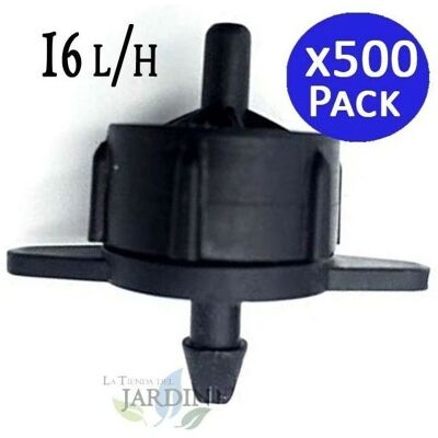 SUINGA - Pack 500 Gocciolatori Turbolenti Smontabili 16 l/h - Sistema di irrigazione SUINGA - Pack 500 Gocciolatori Turbolenti Smontabili 16 l/h - Sistema di irrigazione