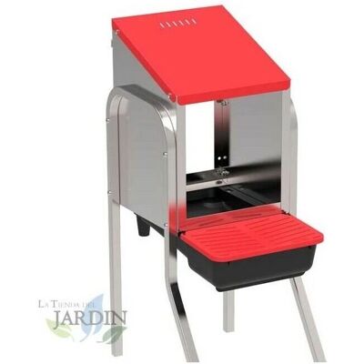 Suinga - Casetta galline zincata - 6 polli - 30x47x76 cm Suinga - Casetta galline zincata - 6 polli - 30x47x76 cm