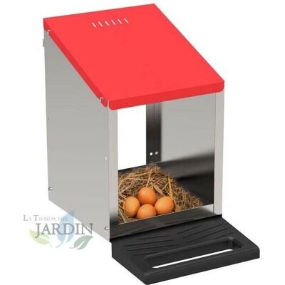 SUINGA Nido per Galline - 26x45x46 cm - Interno con Vassoio in Plastica Rimovibile SUINGA Nido per Galline - 26x45x46 cm - Interno con Vassoio in Plastica Rimovibile