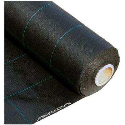 Rete Antimalleria Nera Suinga - 130g/m2, 2x100m - Tessuto da Giardino Rete Antimalleria Nera Suinga - 130g/m2, 2x100m - Tessuto da Giardino