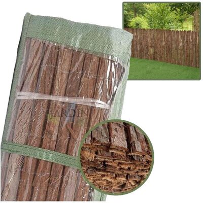 SUINGA Kiefern-Rinde Sichtschutz - Garten Zaun - Rustikale Dekoration SUINGA Kiefern-Rinde Sichtschutz - Garten Zaun - Rustikale Dekoration
