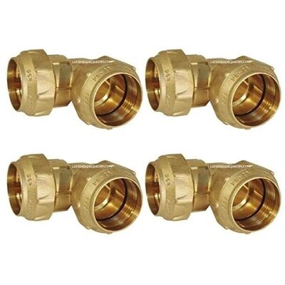 SUINGA - Codo latón 40mm - Tamaño 40 mm - Latón SUINGA - Codo latón 40mm - Tamaño 40 mm - Latón