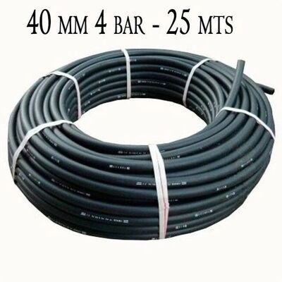 Tubo di Polietilene Agricolo SUINGA 40mm - 25m, 4 bar, Nero Tubo di Polietilene Agricolo SUINGA 40mm - 25m, 4 bar, Nero