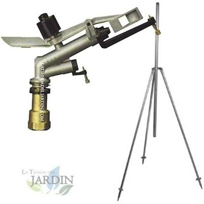 Kit Aspersor Agricole Ibis - Portée 13-23m, 360° - Support métallique - Publicité Kit Aspersor Agricole Ibis - Portée 13-23m, 360° - Support métallique - Publicité