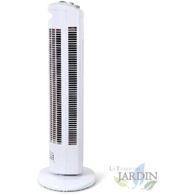 SUINGA Oszillierender Turmventilator - 3 Geschwindigkeiten, Timer, Leise - 74cm SUINGA Oszillierender Turmventilator - 3 Geschwindigkeiten, Timer, Leise - 74cm