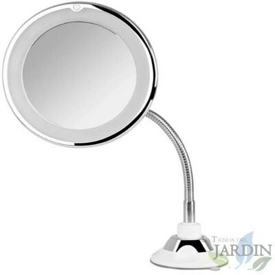 ORBEGOZO Schminkspiegel - 17cm LED Rundlicht - Tischständer ORBEGOZO Schminkspiegel - 17cm LED Rundlicht - Tischständer