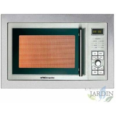 Microondas Integrable Orbegozo 23L, Acero Inoxidable, 9 Menús Preconfigurados, Display Digital, Temporizador, 900-1000W Microondas Integrable Orbegozo 23L, Acero Inoxidable, 9 Menús Preconfigurados, Display Digital, Temporizador, 900-1000W