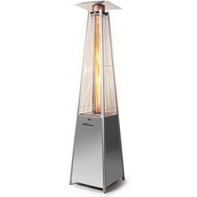Calefactor Piramidal Orbegozo Exterior - Acero Inoxidable, 2,21m Calefactor Piramidal Orbegozo Exterior - Acero Inoxidable, 2,21m