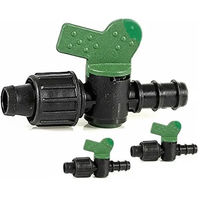 SUINGA Modello 16 mm Valvola di Irrigazione - Compatibile con Tubo Goccia SUINGA Modello 16 mm Valvola di Irrigazione - Compatibile con Tubo Goccia