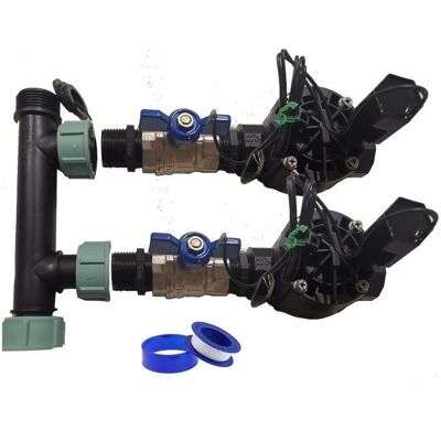 Sistema de Riego Automático Rain Bird - 2 Zonas - HV 1 9V Sistema de Riego Automático Rain Bird - 2 Zonas - HV 1 9V