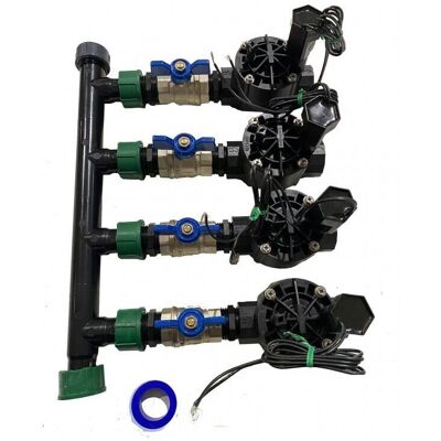 Sistema de riego automático Rain Bird - 4 zonas, válvula 1" Sistema de riego automático Rain Bird - 4 zonas, válvula 1"