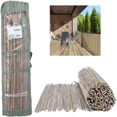 SUINGA Pantalla de Bambú para Jardín 2x5m - Resistencia Natural SUINGA Pantalla de Bambú para Jardín 2x5m - Resistencia Natural