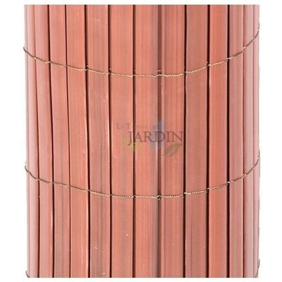 Suinga Pantalla de Privacidad - 1x3 m Cercado PVC Doble Cara - Teca Marrón Suinga Pantalla de Privacidad - 1x3 m Cercado PVC Doble Cara - Teca Marrón