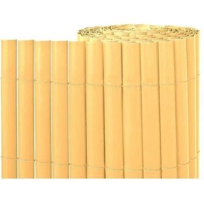 SUINGA Natürlicher PVC-Zaun 2x5m - Garten & Balkon SUINGA Natürlicher PVC-Zaun 2x5m - Garten & Balkon