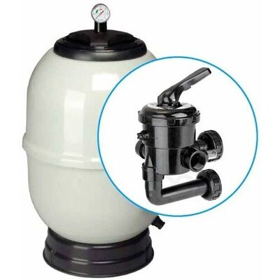 AstralPool 500 mm Poolfilter - Seitlicher Ausgang - Max 50 m³/h AstralPool 500 mm Poolfilter - Seitlicher Ausgang - Max 50 m³/h