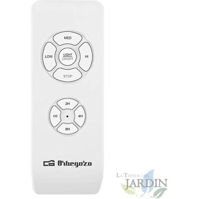 Suinga - Deckenventilator mit Licht und Fernbedienung - Orbegozo, 4 Flügel, 3 Geschwindigkeiten, Silber Suinga - Deckenventilator mit Licht und Fernbedienung - Orbegozo, 4 Flügel, 3 Geschwindigkeiten, Silber