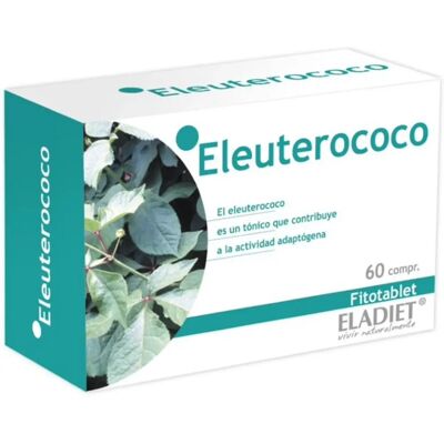 Eladiet Eleutherococcus - 60 Comprimés - Soutien Énergie Naturel - Publicité Eladiet Eleutherococcus - 60 Comprimés - Soutien Énergie Naturel - Publicité
