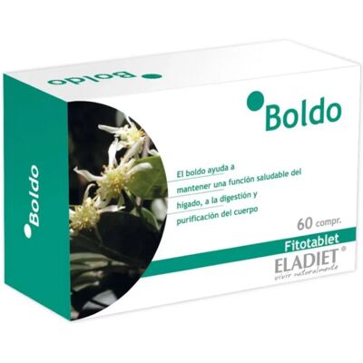 Eladiet Boldo Suplemento de Ervas - 60 Comprimidos Eladiet Boldo Suplemento de Ervas - 60 Comprimidos