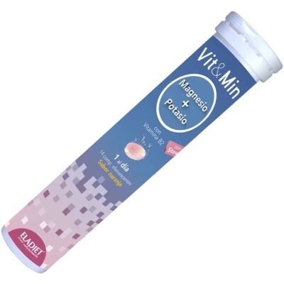 Eladiet Magnésium et Potassium Comprimés Effervescents - Suppléments - Publicité Eladiet Magnésium et Potassium Comprimés Effervescents - Suppléments - Publicité