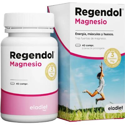 Eladiet Magnesium Regendol - 40 Tablets - Dietary Supplement Eladiet Magnesium Regendol - 40 Tablets - Dietary Supplement