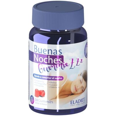 Eladiet Boas Noites Gummies - Melatonina, Extratos de Plantas - Sono Eladiet Boas Noites Gummies - Melatonina, Extratos de Plantas - Sono