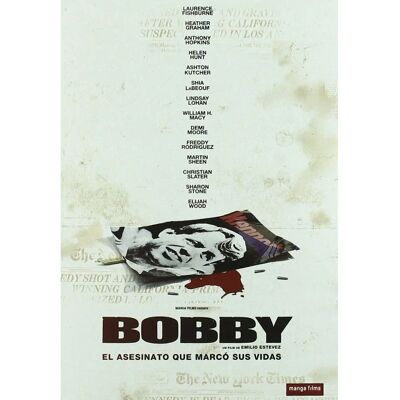 Bobby - Importation d'Espagne - DVD d'occasion - Film d'Emilio Estevez - Publicité Bobby - Importation d'Espagne - DVD d'occasion - Film d'Emilio Estevez - Publicité