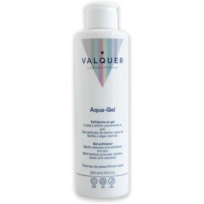 Valquer Aqua-Gel Exfoliant Visage - 200 ml avec Bambou et Algues - Publicité Valquer Aqua-Gel Exfoliant Visage - 200 ml avec Bambou et Algues - Publicité