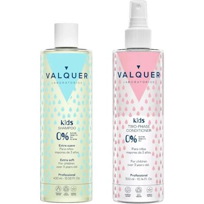 Set Shampoo e Balsamo Bifasico per Bambini Valquer - Shampoo e Balsamo Set Shampoo e Balsamo Bifasico per Bambini Valquer - Shampoo e Balsamo