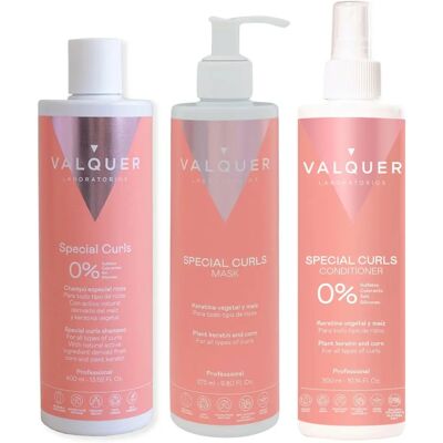 Valquer Professional Pack Lockige Methode - Haarpflegeset Valquer Professional Pack Lockige Methode - Haarpflegeset