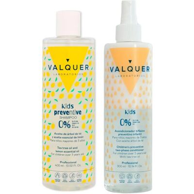 Valquer Kids Shampoo + Conditioner Set - Anti-Lice 2 Pieces Valquer Kids Shampoo + Conditioner Set - Anti-Lice 2 Pieces