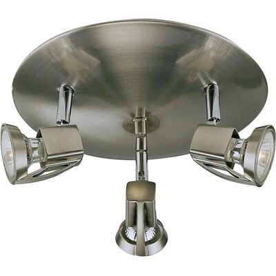 Cristal Record Plafoniera Arco a 3 Fari - Illuminazione Moderna Cristal Record Plafoniera Arco a 3 Fari - Illuminazione Moderna
