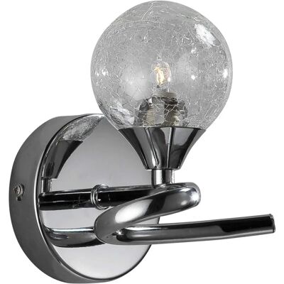 Applique da parete Cristalrecord Nickel - 1 luce - finitura satinata Applique da parete Cristalrecord Nickel - 1 luce - finitura satinata