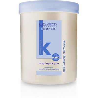 Salerm Cosmetics Keratin Shot Deep Impact Plus 1000ml - Haarkur Salerm Cosmetics Keratin Shot Deep Impact Plus 1000ml - Haarkur