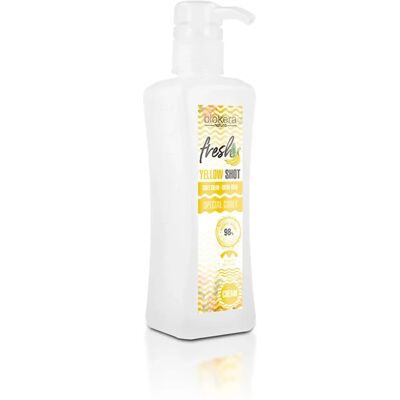 Crème Bouclée Jaune Biokera - 300 ml - Publicité Crème Bouclée Jaune Biokera - 300 ml - Publicité