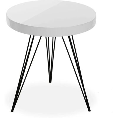 Versa Fontana Table d'Appoint - Style Industriel - 55x51x51cm Versa Fontana Table d'Appoint - Style Industriel - 55x51x51cm