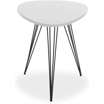 Stolik boczny Versa Seatle - Nowoczesny przemysłowy design - 60x50x50cm Stolik boczny Versa Seatle - Nowoczesny przemysłowy design - 60x50x50cm