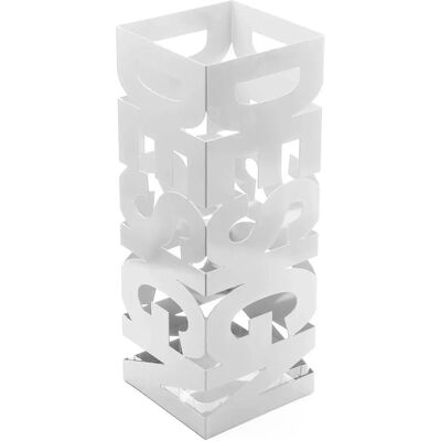 Porte-parapluie Moderne Blanc Versa - Organisateur d'Entrée Porte-parapluie Moderne Blanc Versa - Organisateur d'Entrée