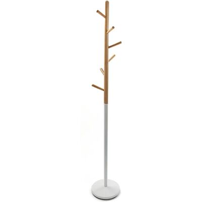 Versa Holstebro Stehender Garderobe - Minimalistisch, 180x28x28cm Versa Holstebro Stehender Garderobe - Minimalistisch, 180x28x28cm