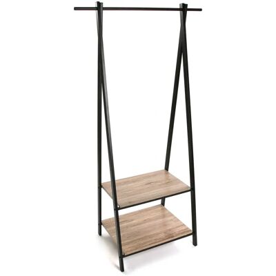 Versa Model 15810524 Coat Rack - Minimalist Metal Wood Design Versa Model 15810524 Coat Rack - Minimalist Metal Wood Design