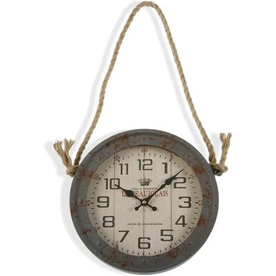 VERSA Lamiako Wandklok - Vintage Stijl, Gemakkelijk schoon te maken, 27,7cm VERSA Lamiako Wandklok - Vintage Stijl, Gemakkelijk schoon te maken, 27,7cm