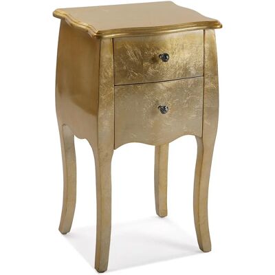 Versa Cagliari Table de nuit - MDF et bois de sapin - 71x35x40 cm Versa Cagliari Table de nuit - MDF et bois de sapin - 71x35x40 cm