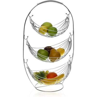 Versa S3404103 Acciaio metallico Ciotola di frutta - Ciotola di frutta Versa S3404103 Acciaio metallico Ciotola di frutta - Ciotola di frutta