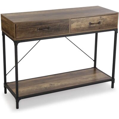 Versa Bremen Bijzettafel - Industriële Stijl Versa Bremen Bijzettafel - Industriële Stijl