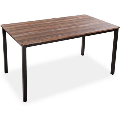VERSA Amaia - Esstisch - Industrieller Stil - Holz & Metall VERSA Amaia - Esstisch - Industrieller Stil - Holz & Metall
