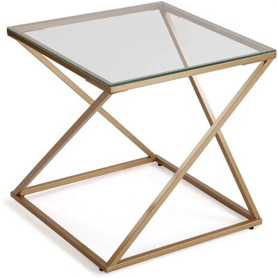Versa Trento - Table d'Appoint Moderne 51x51x51cm - Salon, Chambre, Salle à Manger Versa Trento - Table d'Appoint Moderne 51x51x51cm - Salon, Chambre, Salle à Manger