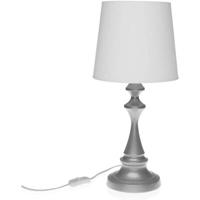 Lámpara de mesa Versa Gene Gris 23 x 49 cm Metal Lámpara de mesa Versa Gene Gris 23 x 49 cm Metal